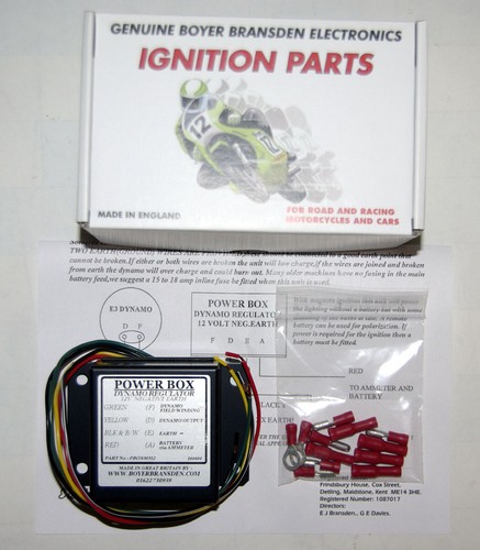 Boyer regulator dynamo - boyer, 12